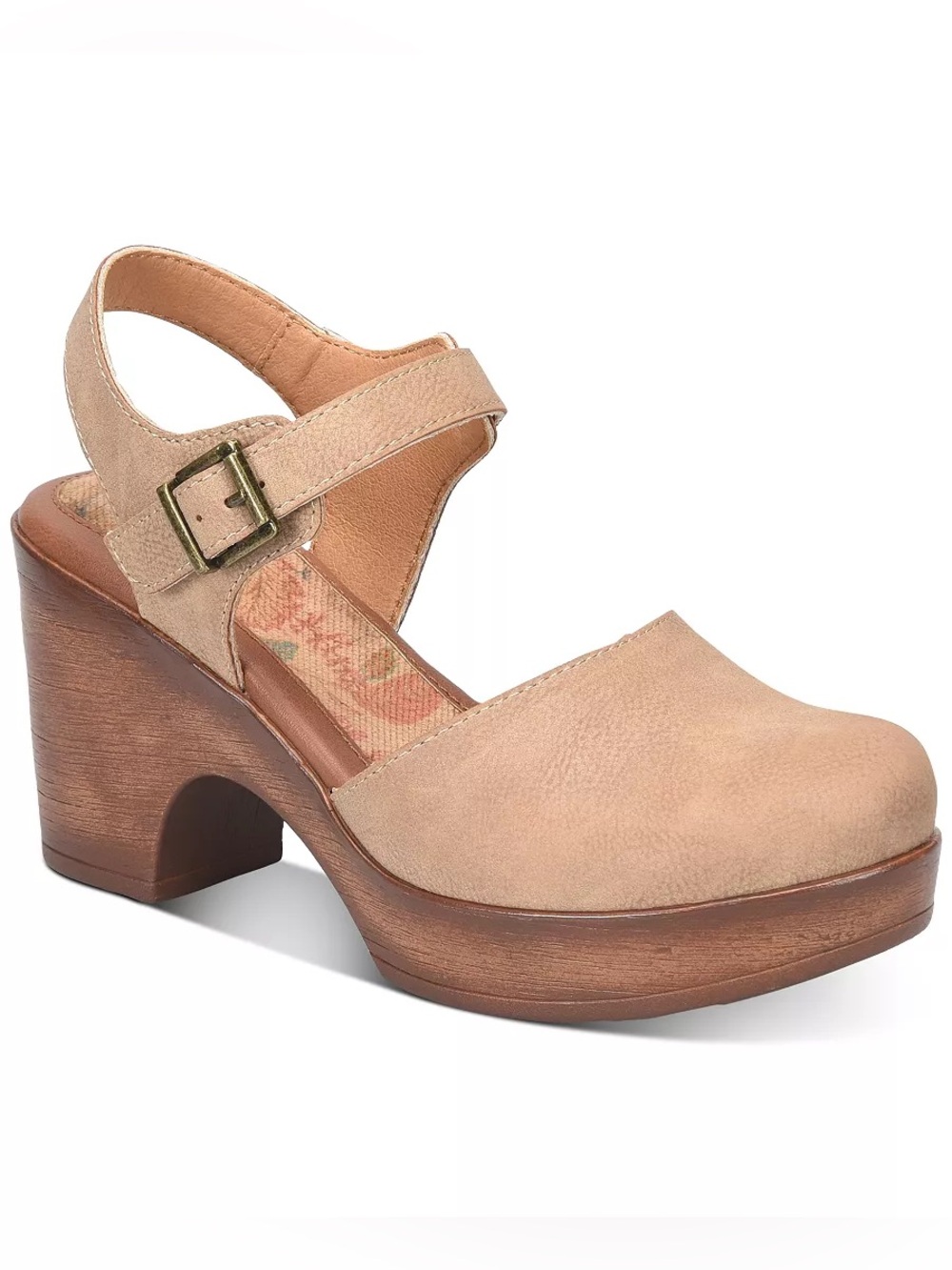 B.O.C Natasha Comfort Mary Jane Slingback Clog Sz 8